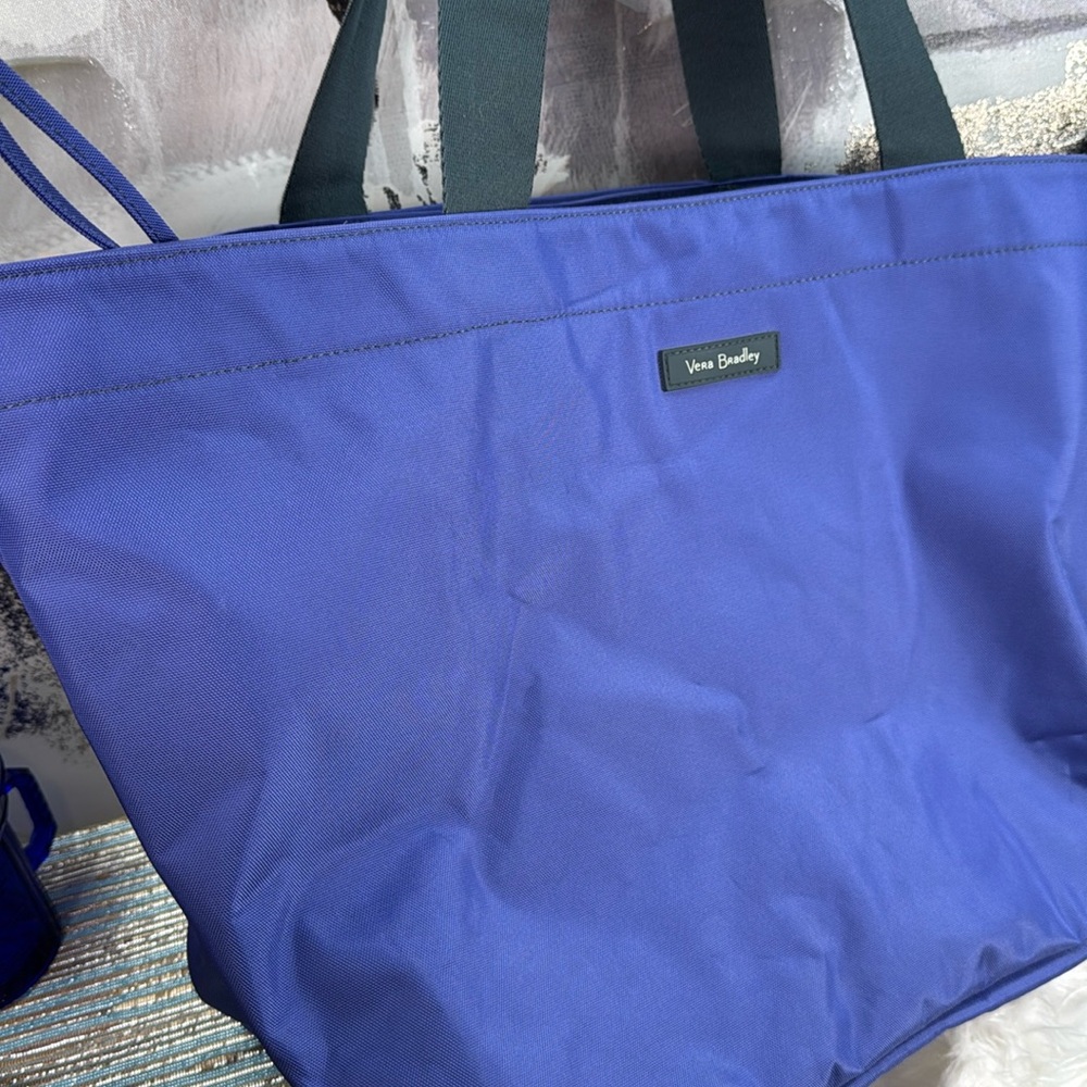 Vera Bradley Blue Tote Bag - Picture 16 of 16